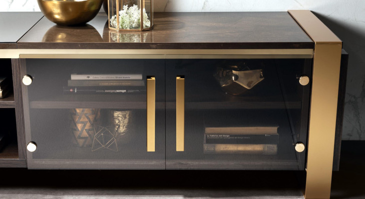 Luxus Vitrine Vitrinen Schrank Schränke Italienische Stil Möbel arredoclassic