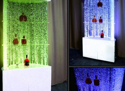 Led Wasser Wand Bar Regal Einrichtung Laden Theke Wassersäule Lokal
