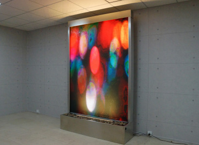 Wasser Wand Water Wall Säule Unterschrank Ragal Vitrine Wasserwände