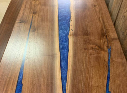 Wasserfall tisch epoxid harz esstisch epoxy tische echtes holz massive möbel