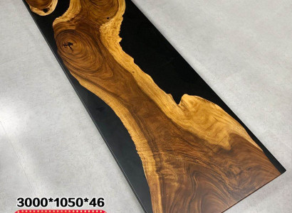 Esstisch Konferenz Besprechnung River Table Echtes Holz Massiv