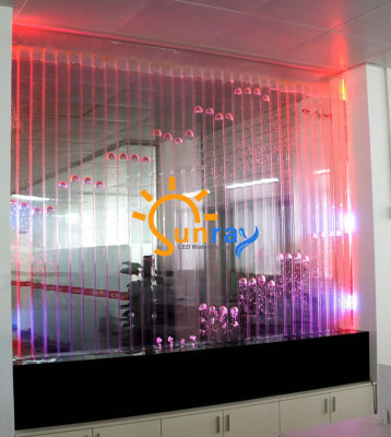 Wandpaneel mit Wasserblasen LED Wasserwand Designer Dekorative Wasser Wand