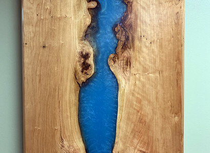 Esstisch River Table Massiv Tische 220x100 Flusstisch Meer Waterfall Epoxidharz