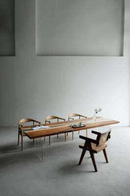 Esstisch River Table Massiv Tische 220x80 Flusstisch Meer Waterfall