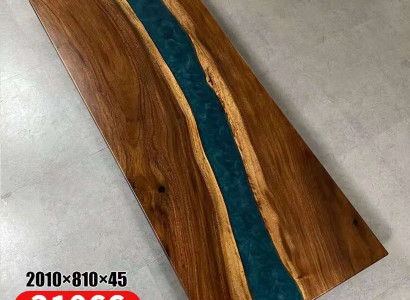 Esstisch Table Epoxidharz Neu Tische 201x81 Flusstisch Echtes Holz