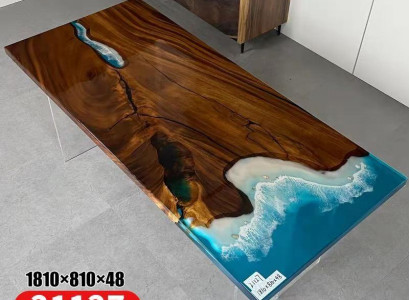 Esstisch River Table Echtes Holz Flusstisch 181x81cm Massive Tische