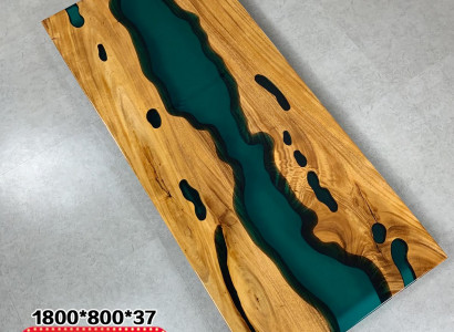 Fluss Tische Esstisch Design Tisch Moderne Möbel 180x80 Epoxid Harz