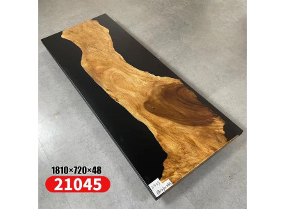 Tisch Epoxid Harz Esstisch Echtes Holz Massive Möbel Wasserfall Epoxy