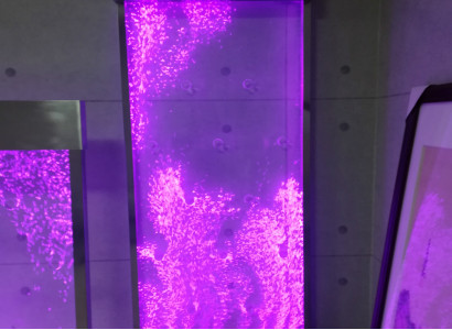 Trennwand Regal Schrank Wasserwand Säule Dekorative Wände Waterwall LED