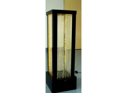 Wasser Säule 40x120cm Wasserwand Säulen Wand Trennwand Led