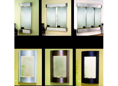 Wand Wasser Water Wall Säule Unterschrank Ragal Vitrine Wasserwände