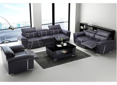 Multifunktions Couch Relax Sofagarnitur Polster Sofa 3+2+2 Sitzer Couchen Sitz