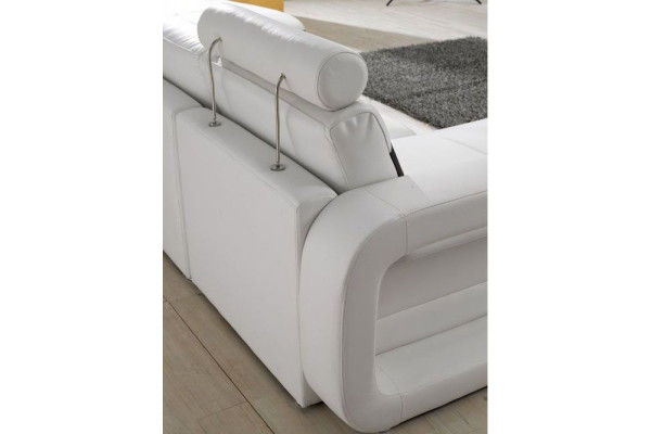 Wohnlandschaft Sofa mit USB Ecksofa Eckcouch Polster Garnitur Eck Ecke Sofas XXL