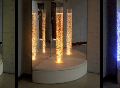 Wasser Säule 150cm Wasser Spiel Wohnzimmer Deko Dekoration Steh