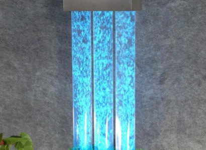 Wassersäule Wasserwand Brunnen Led Beleuchtung Wasserspiel Wassersäule Säulen