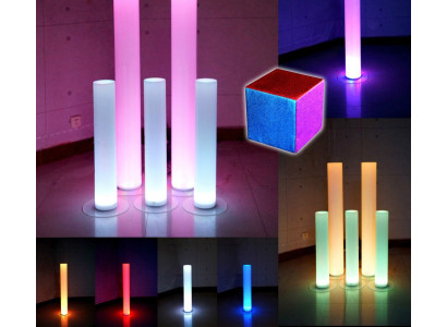 Wasser Säule 12x60 Wasserwand Säulen Wand Trennwand Led Beleuchtet