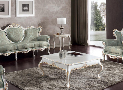 Sofagarnitur Set Couch Klassische Barock Möbel Wohnzimmer Couch 5tlg. Sofa Tisch