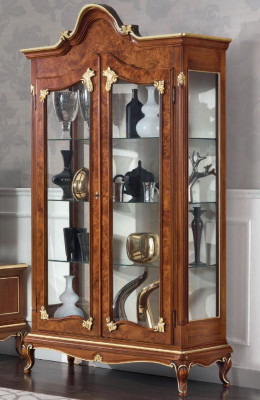 Italienische Wohnzimmer Wohnwand rtv Tv Sideboard Schrank Vitrine Wandregal 3tlg