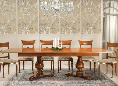 Komplett Set Esstisch + 6 Stühle Esszimmer Set Ess Gruppe Holz Tisch Tische 7tlg