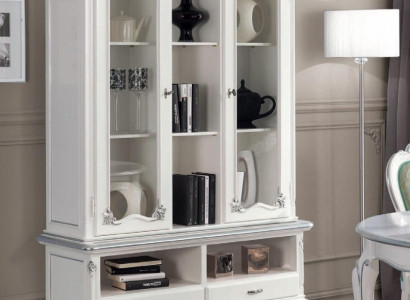 Wohnzimmer Vitrine Schrank Bücher Regal Anrichte Klassische Möbel Regale Holz