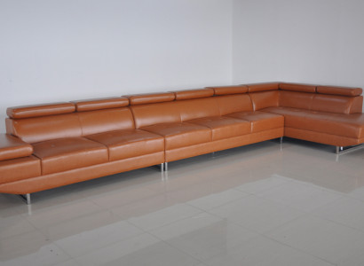 XXL Loung Dream Sofa Couch Polster Sitz Garnitur Wohnlandschaft Leder Ecke +USB