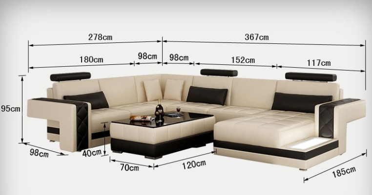 Modern Ledersofa Couch Wohnlandschaft Ecksofa Eck Garnitur Dekor Design