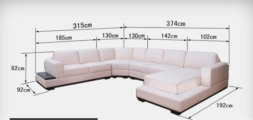 Design Ledersofa Wohnlandschaft Couch Ecksofa Eck Garnitur Modern Sofa mit USB