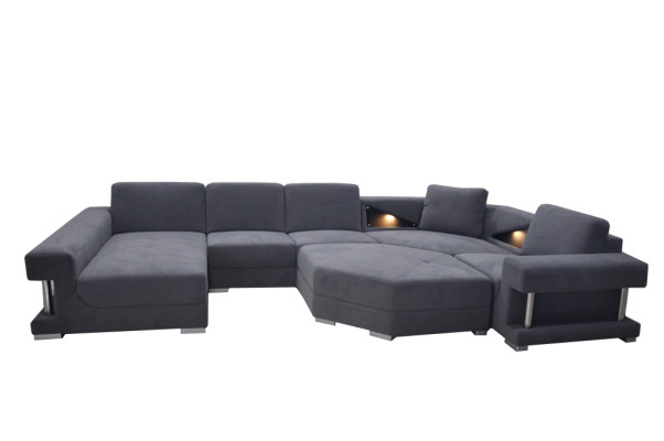 Eck Sofa Couch Polster Ecke Wohn Zimmer Landschaft Designer CouchenTextil A1131