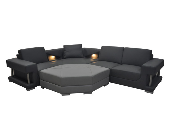 Eck Sofa Couch Polster Ecke Wohn Landschaft Designer Couchen Textil A1131 Zimmer
