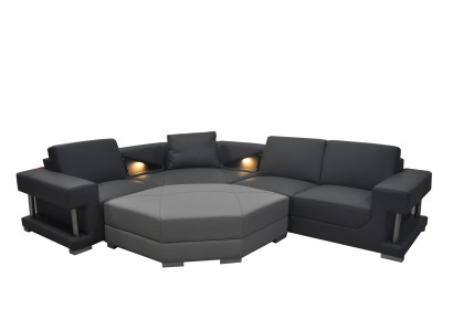 Eck Sofa Couch Polster Ecke Wohn Landschaft Designer Couchen Textil A1131 Zimmer