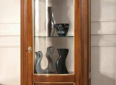 Wohnzimmer Möbel Glasschrank Vitrine Holz Vitrinen Glas Schrank Schränke Regale