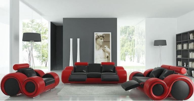 Patentiertes Design Sofagarnitur Komplett Wohnzimmer Set Couch Sofa Garnitur Neu