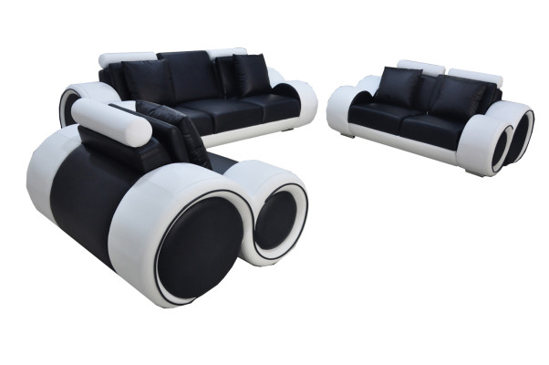 Sofa Couch Garnitur Sitz Polster Komplett Set 3+2+1 Sofas Couchen Designer