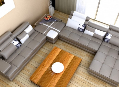 Elegantes U-Form-Designer-Ecksofa Perfekte Synthese von Stil und Komfort