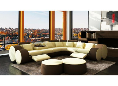 Designer ledersofa mit usb sofa ledercouch ecksofa wohnlandschaft maßanfertigung