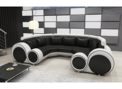 XXL Wohnlandschaft Design Polster Garnitur Ecksofa mit USB Big Sofa Neu Couch