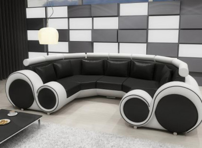 XXL Wohnlandschaft Design Polster Garnitur Ecksofa mit USB Big Sofa Neu Couch