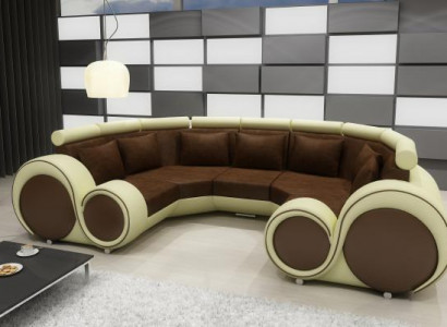 Ecksofa + USB Wohnlandschaft U Form Textil Big XXL Ecksofa Stoff Textil Sofa Neu