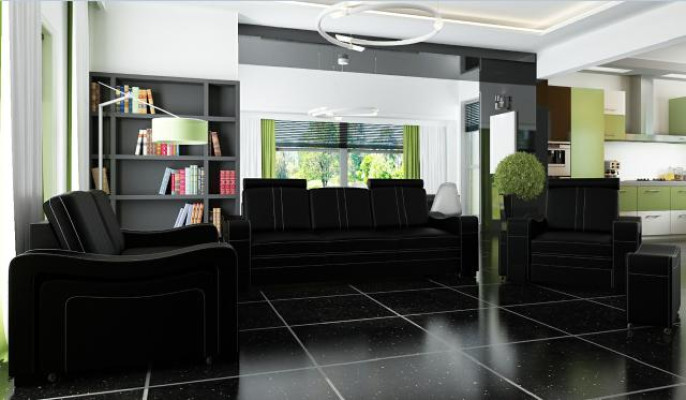 LEDERSOFA Maßanfertigung SOFA SOF 3+2+1 USB COUCH GARNITUR POLSTERGARNITUR Neu