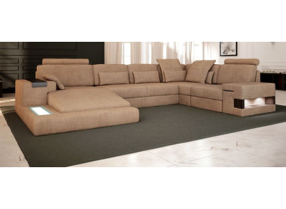 UForm Polster Couchen Textil Design Beleuchtet Wohnlandschaft Ecksofa Sofa Couch