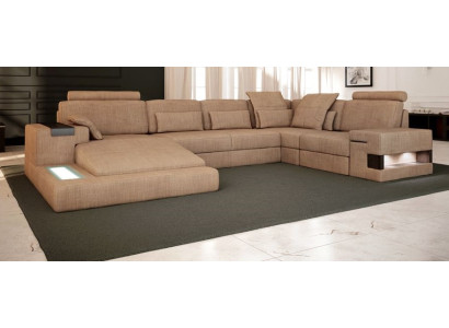 UForm Polster Couchen Textil Design Beleuchtet Wohnlandschaft Ecksofa Sofa Couch