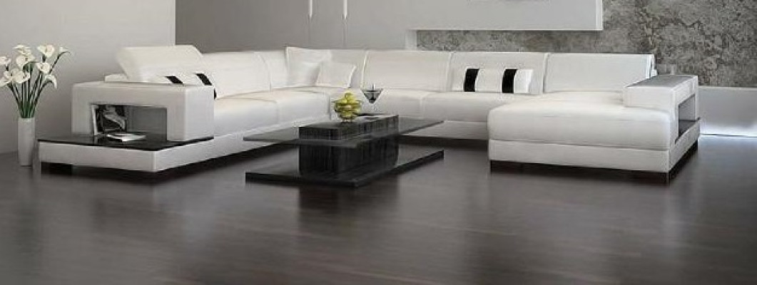 Wohnlandschaft Couch Polster Eck Garnitur Designer Ledersofa Big Sofa Neu