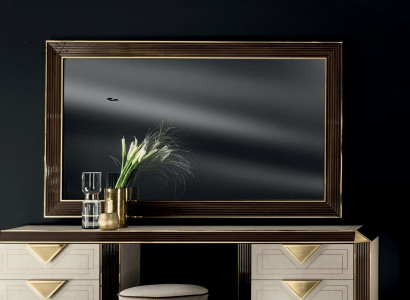 Design Spiegel Wandspiegel Modern 110x190 Möbel Holz Rahmen arredoclassic Neu