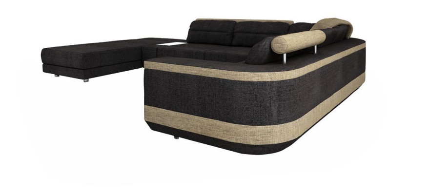 Design Couch Ecksofa Wohnlandschaft Sofa U Form Polster Couchen Textil Couchen