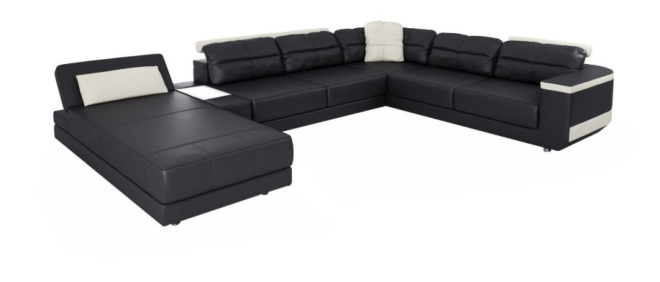Modern Sofas Wohnlandschaft Ecksofa Stoff U-Form Couch Design Polster Textil Eck