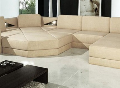 Ecksofa Polster Sitz Stoff Couch Sofas Couchen U Form Wohnlandschaft Möbel Neu