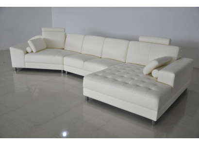 Design Ecksofa Leder Couchen Sofas U Form Sofa Couch Polster Neu Wohnlandschaft