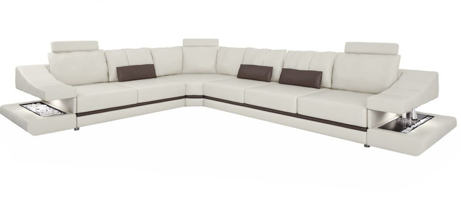 Sofas Design Ecksofa L-Form Möbel Bett Funktionen Textil Leder Schlafsofa Sofas