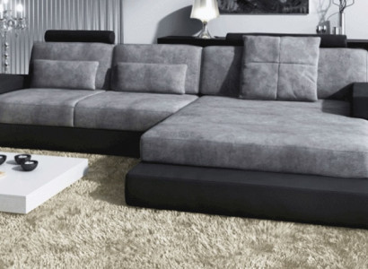 Ecksofa Wohnzimmer L-Form Polster Sofa Leder Design NEU Modern