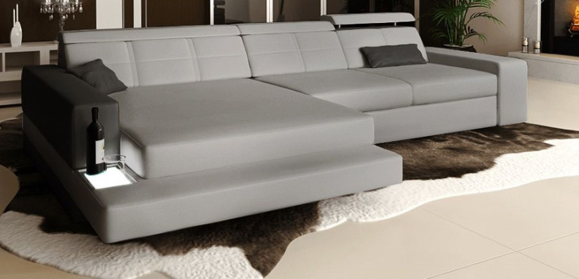 Design Ecksofa L form Couch Polster Textil Sofas Luxus Wohnzimmer Sofa Sitzer